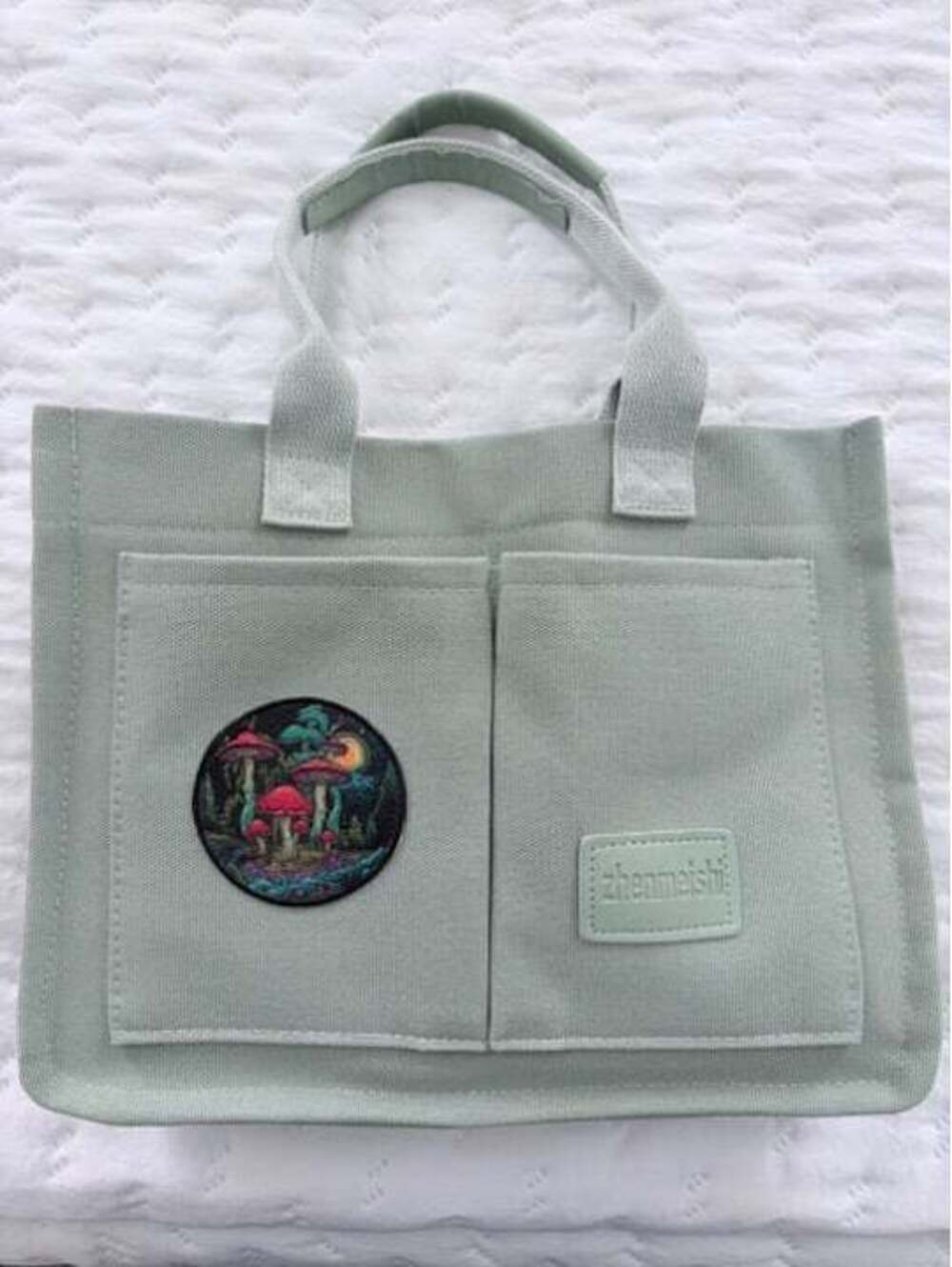 Sage Green Tote Bag